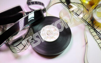 35 mm Movie Picture reel and clips