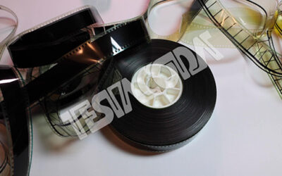 35 mm Movie Picture reel and clips