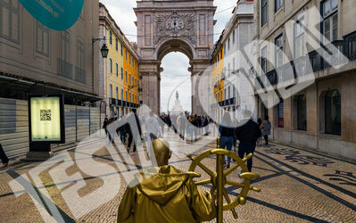 Golden Helmsman in Lisbon