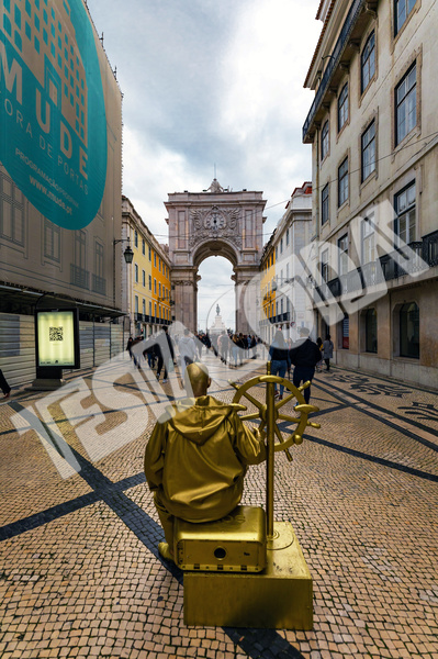 Golden Helmsman in Lisbon