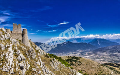 Ancient castle of Rocca Calascio, L’Aquila, Italy