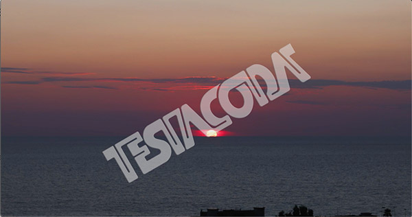 Motion Timelapse of sunset over Calabria’s sea